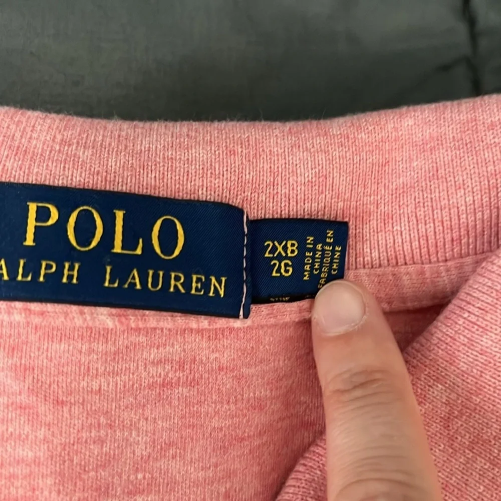 Polo Heathered Red Short Sleeve Polo Size 2XB